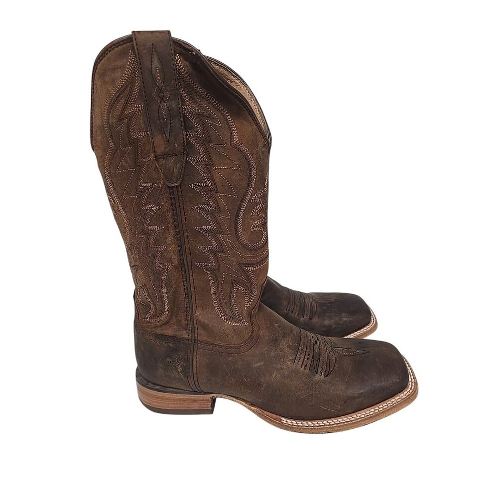 Durango Men's DDB0410 13" Arena Pro Square Toe Western Boot Brown Size 9.5M - Picture 2 of 7